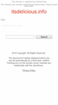 Mobile Screenshot of itsdelicious.info